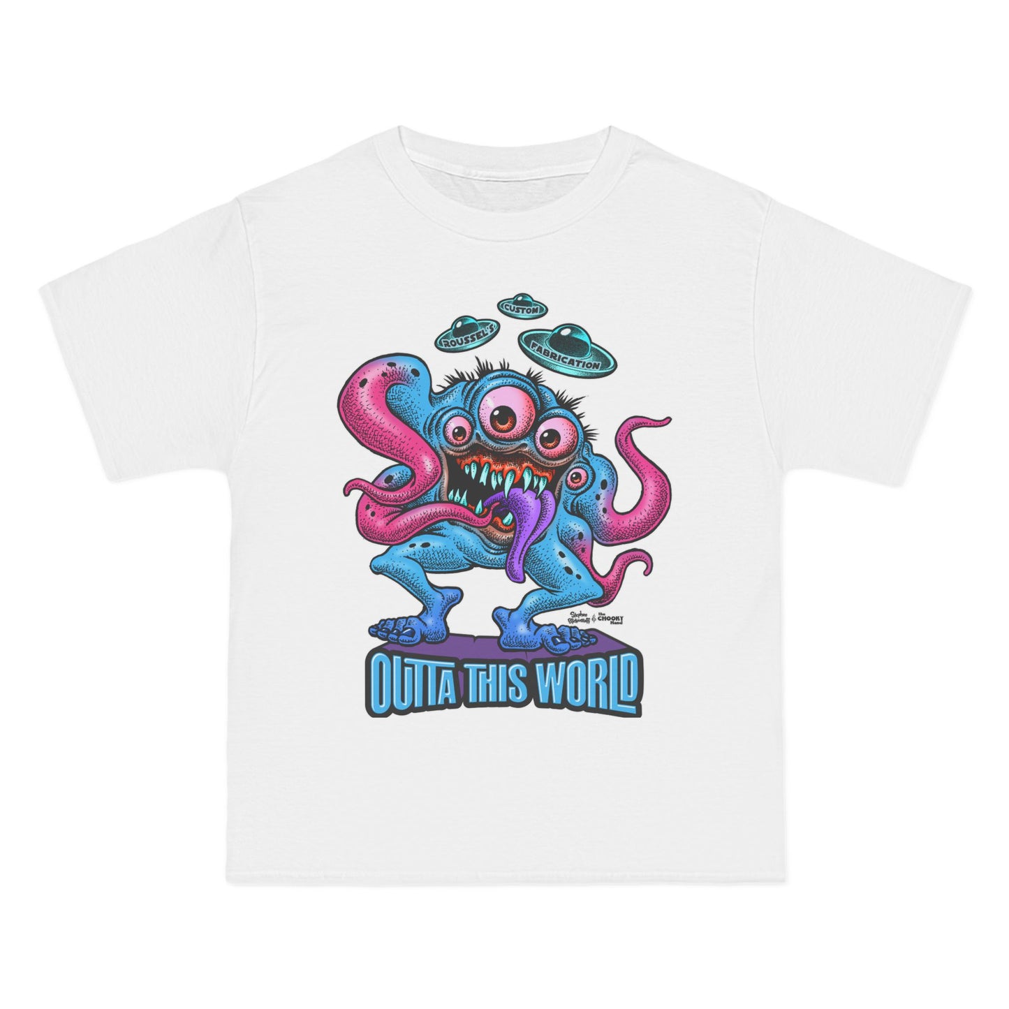 Outta This World Alien T-Shirt | Beefy-T® Short-Sleeve Tee