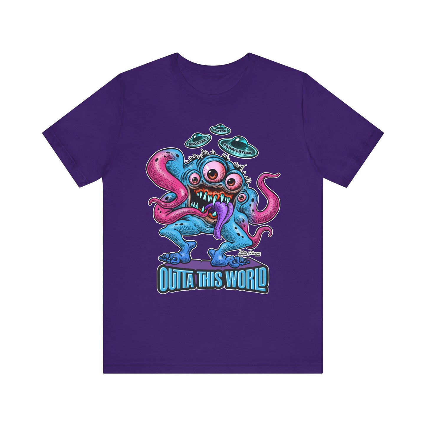 Monster Tee with Our Newest Monster Lan Roussel Bella Canvas Tee Modern Fitted T-Shirt
