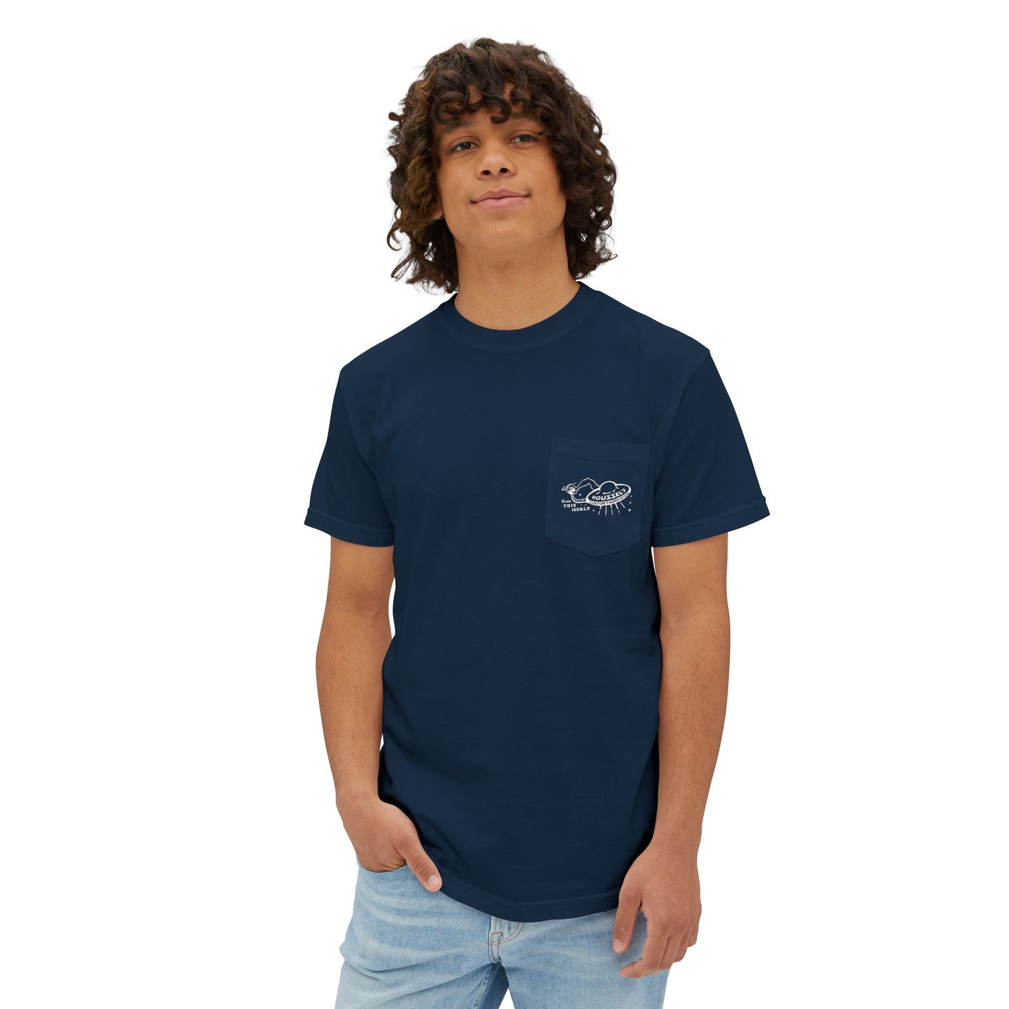 Lan Roussel Monster T-Shirt With Front Pocket 100% Cotton