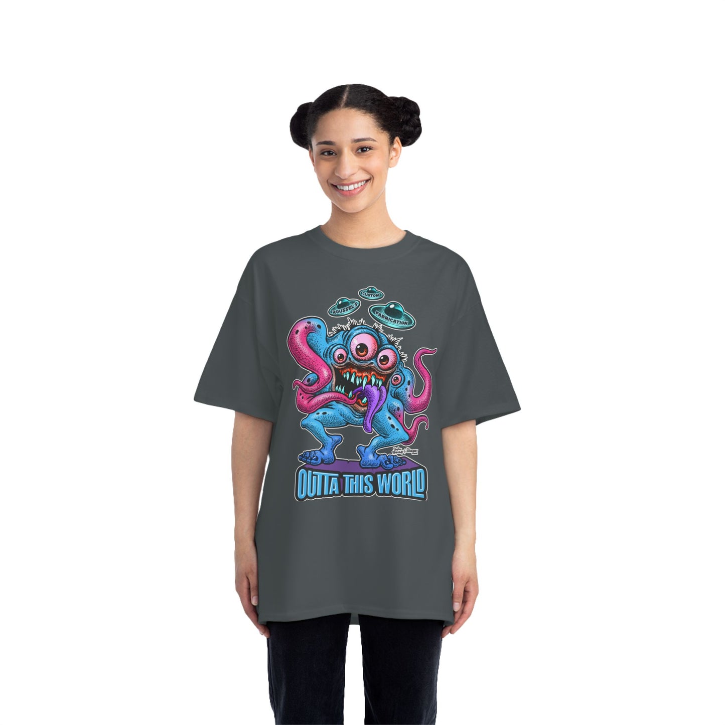 Outta This World Alien T-Shirt | Beefy-T® Short-Sleeve Tee