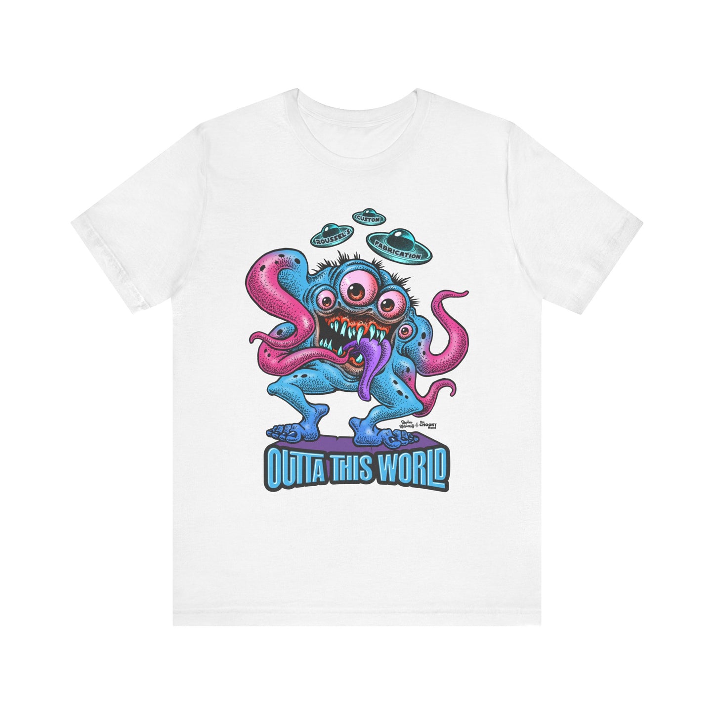 Monster Tee with Our Newest Monster Lan Roussel Bella Canvas Tee Modern Fitted T-Shirt