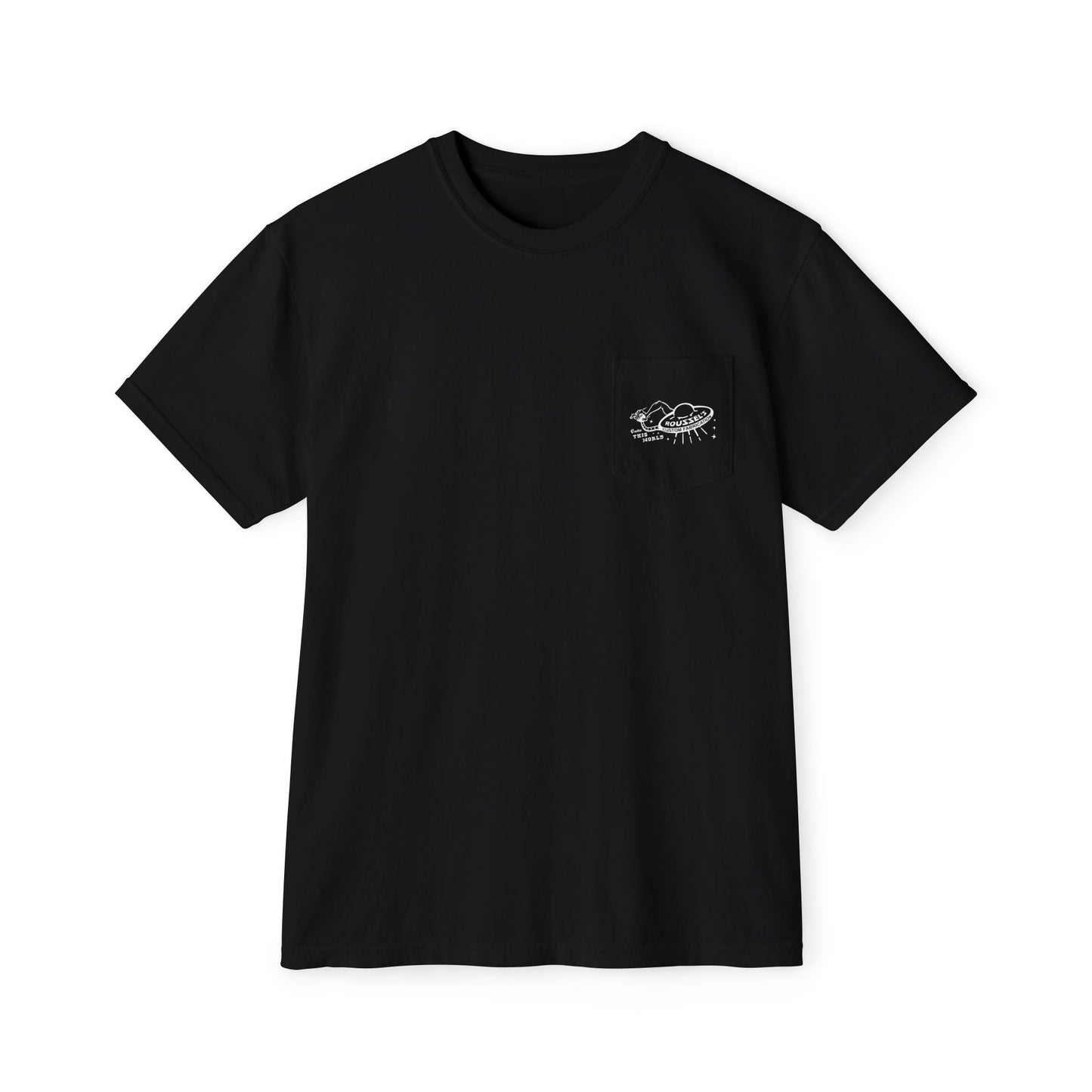 Lan Roussel Monster T-Shirt With Front Pocket 100% Cotton