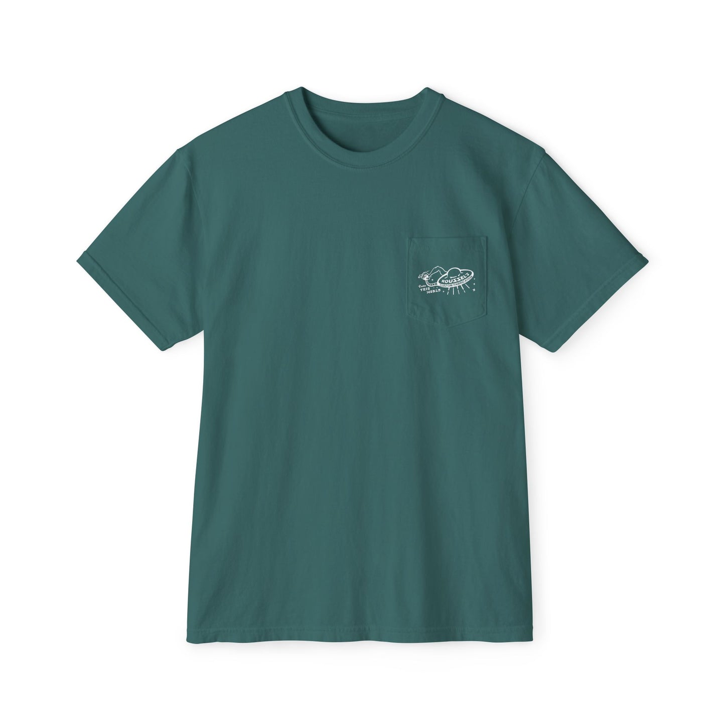 Lan Roussel Monster T-Shirt With Front Pocket 100% Cotton