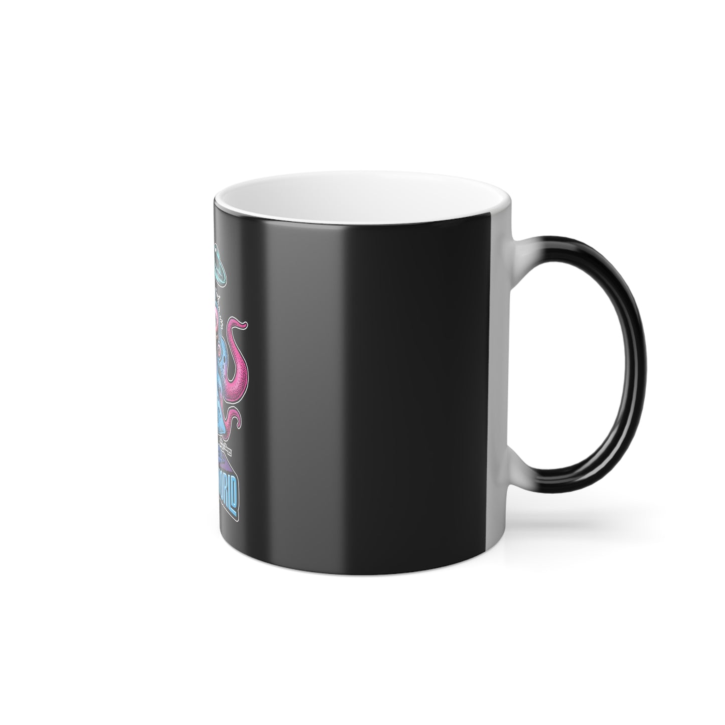 Color Morphing Mug - Lan Roussel Head Monster at the Spaceport