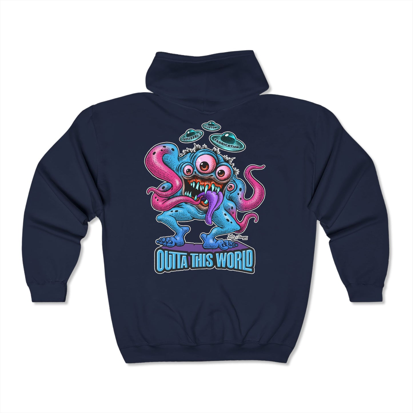 Monster Lan Heavy Blend™ Full Zip Hooded Sweatshirt