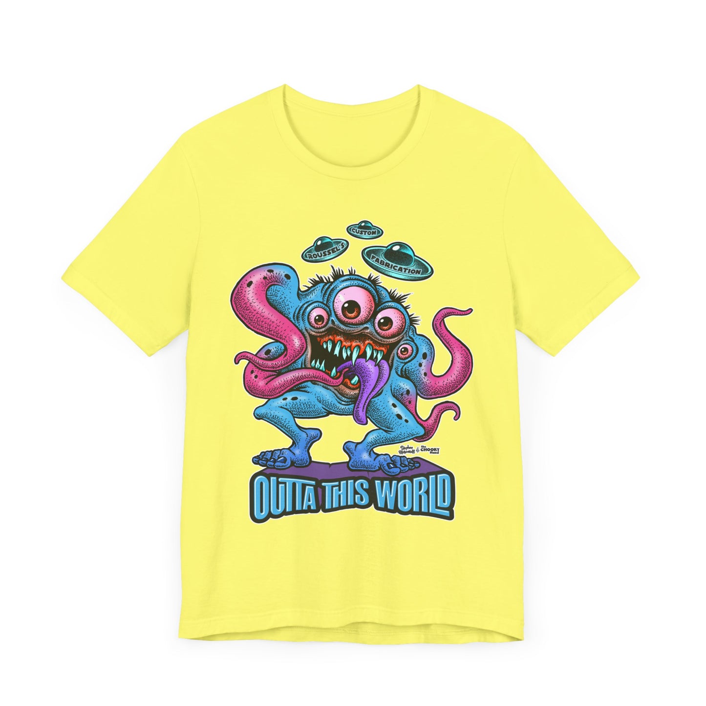 Monster Tee with Our Newest Monster Lan Roussel Bella Canvas Tee Modern Fitted T-Shirt