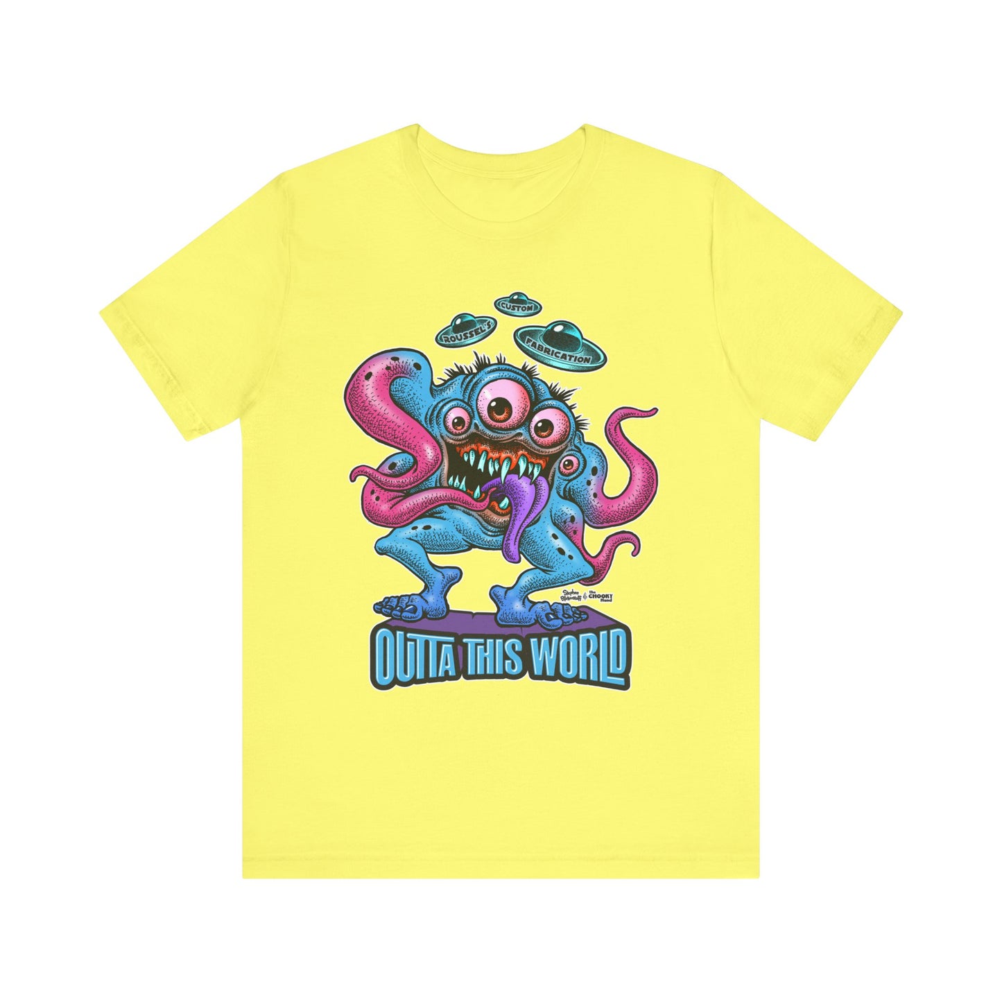 Monster Tee with Our Newest Monster Lan Roussel Bella Canvas Tee Modern Fitted T-Shirt