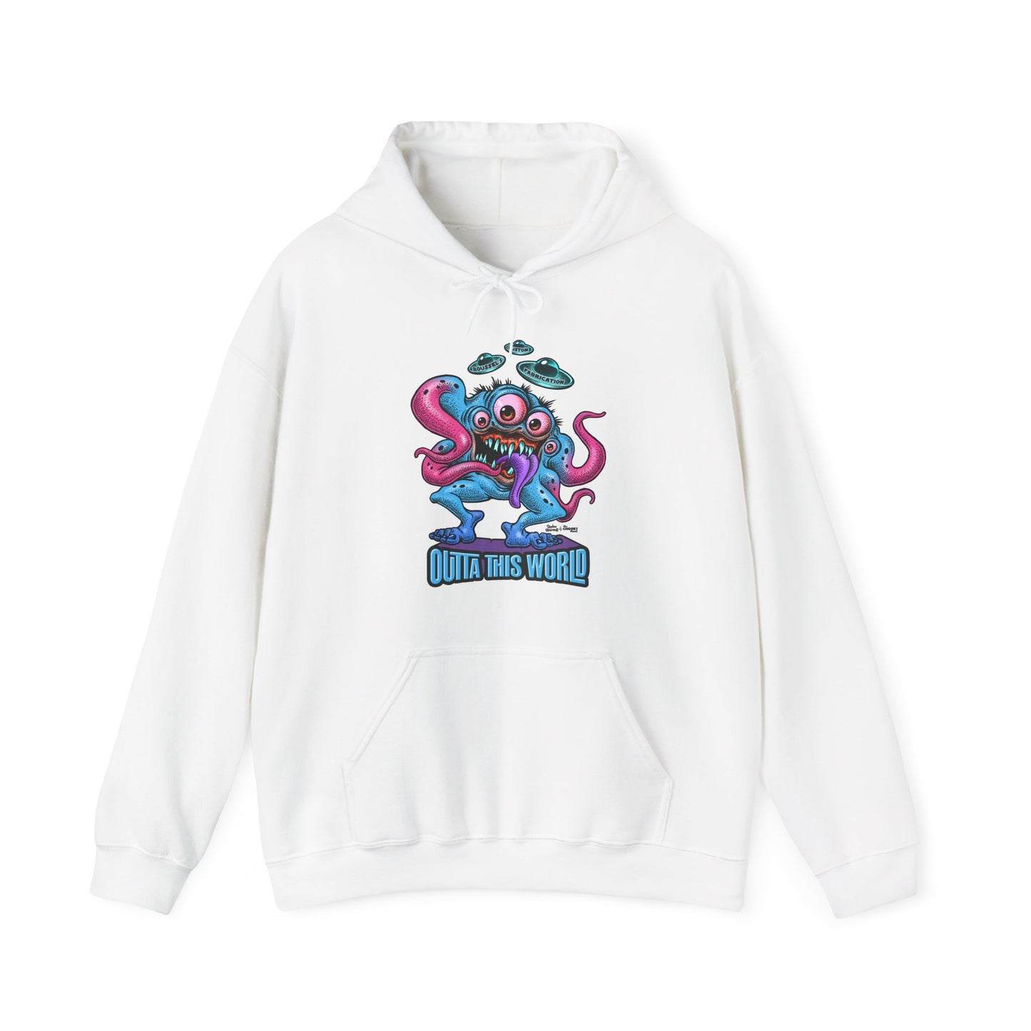 Monster Outta this World Design-Hooded Sweatshirt
