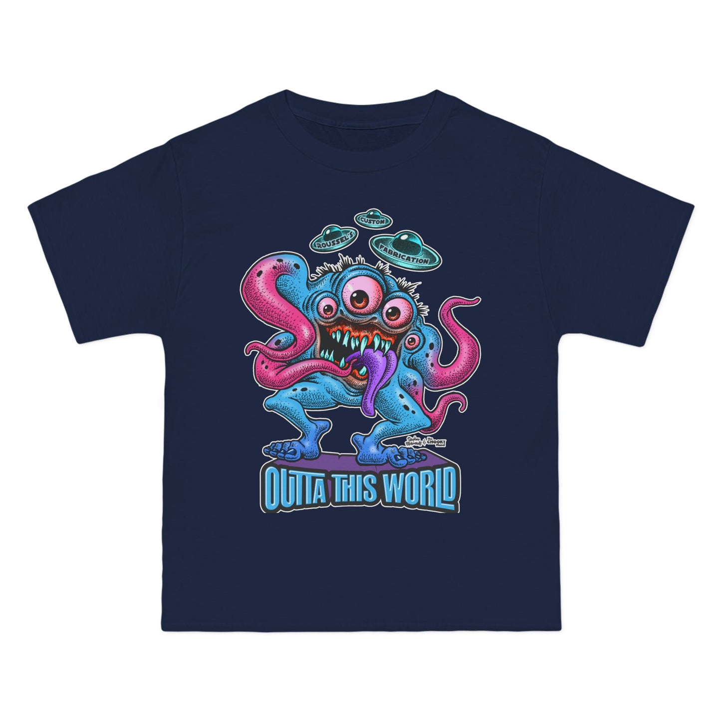 Outta This World Alien T-Shirt | Beefy-T® Short-Sleeve Tee