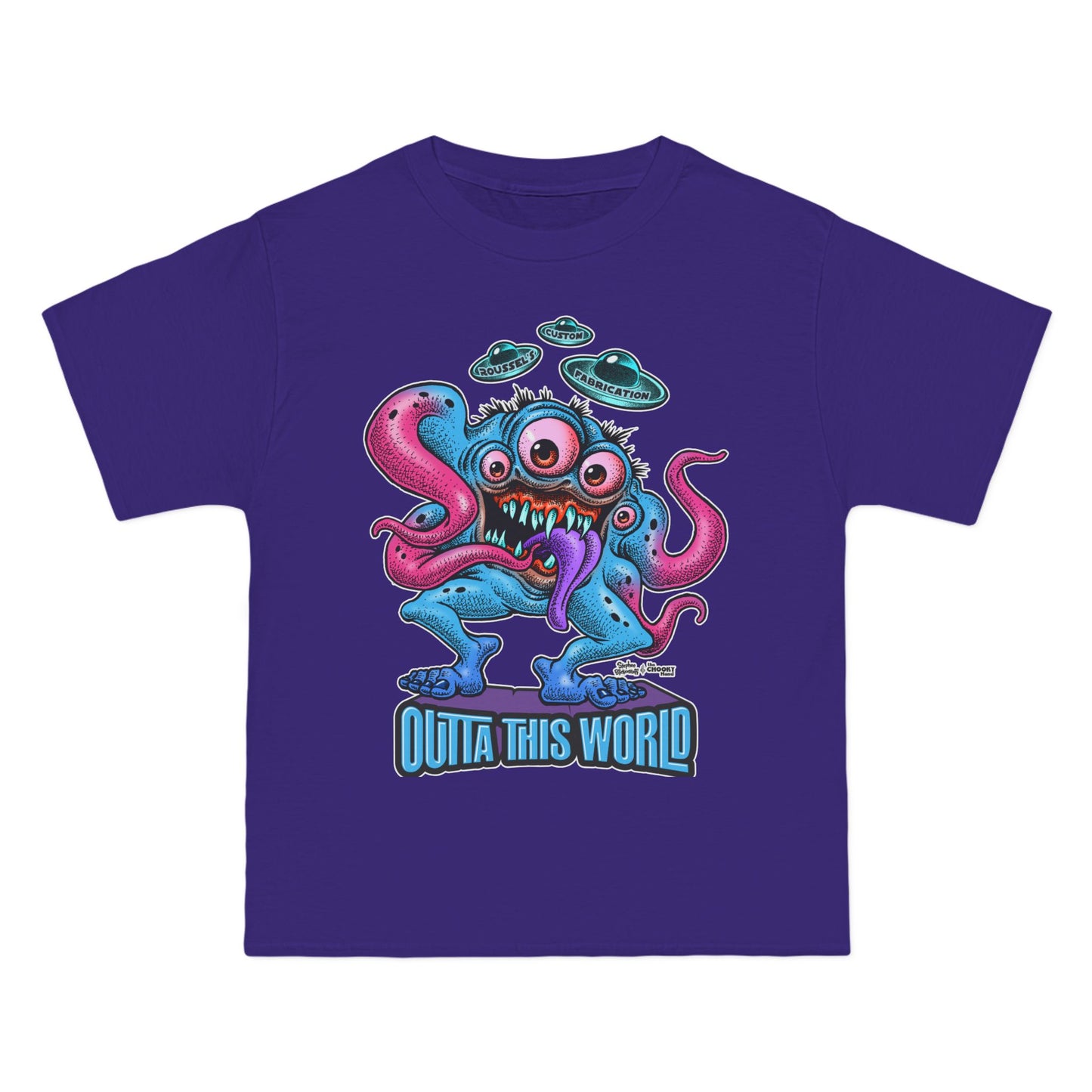 Outta This World Alien T-Shirt | Beefy-T® Short-Sleeve Tee