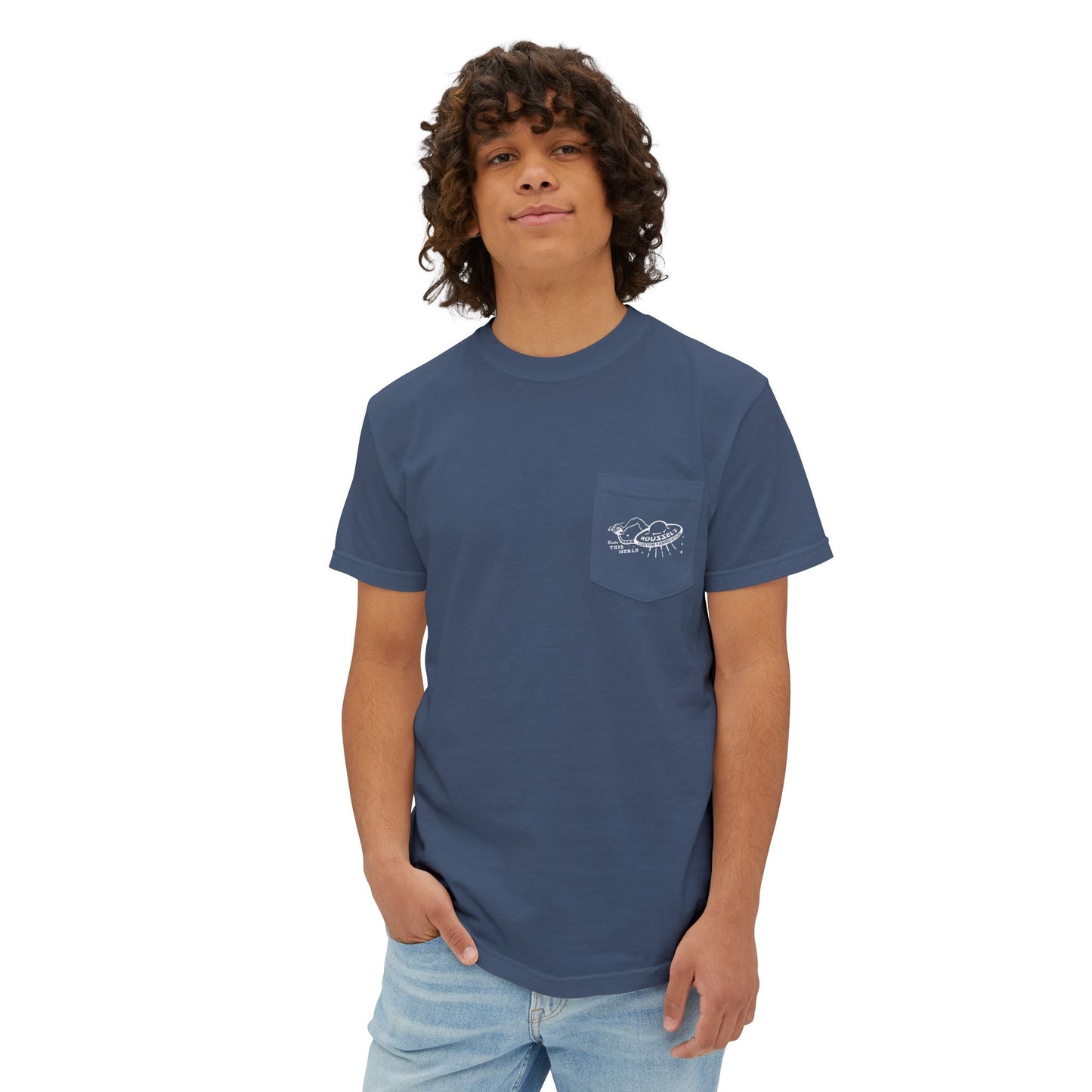 Lan Roussel Monster T-Shirt With Front Pocket 100% Cotton