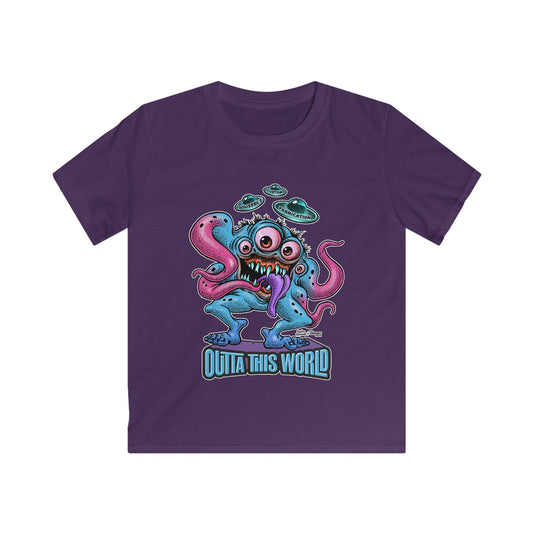 Kids Alien Tee - Monster Lan Roussel Design