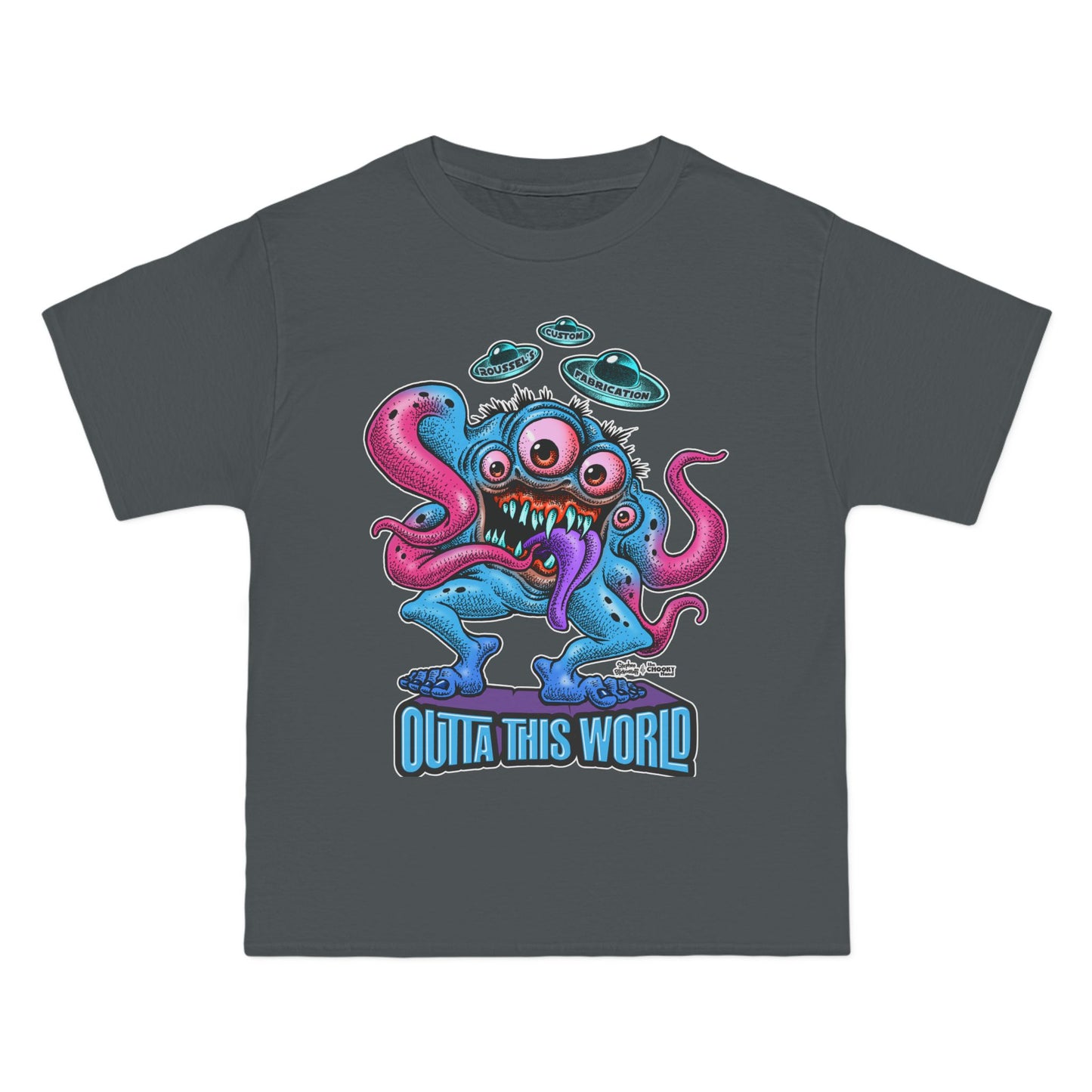 Outta This World Alien T-Shirt | Beefy-T® Short-Sleeve Tee