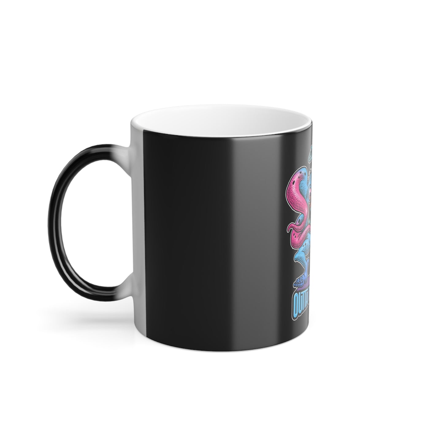 Color Morphing Mug - Lan Roussel Head Monster at the Spaceport