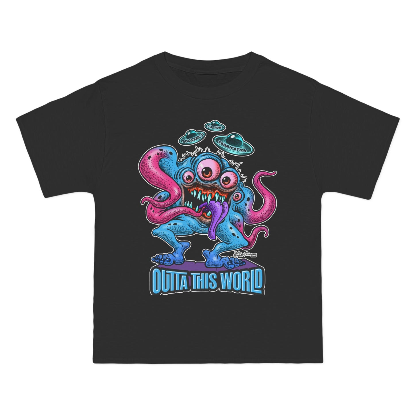 Outta This World Alien T-Shirt | Beefy-T® Short-Sleeve Tee