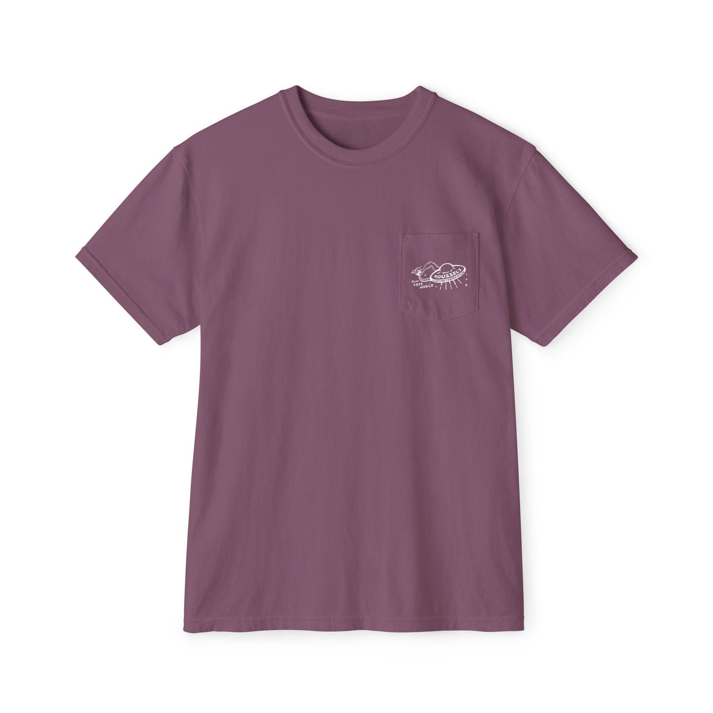 Lan Roussel Monster T-Shirt With Front Pocket 100% Cotton