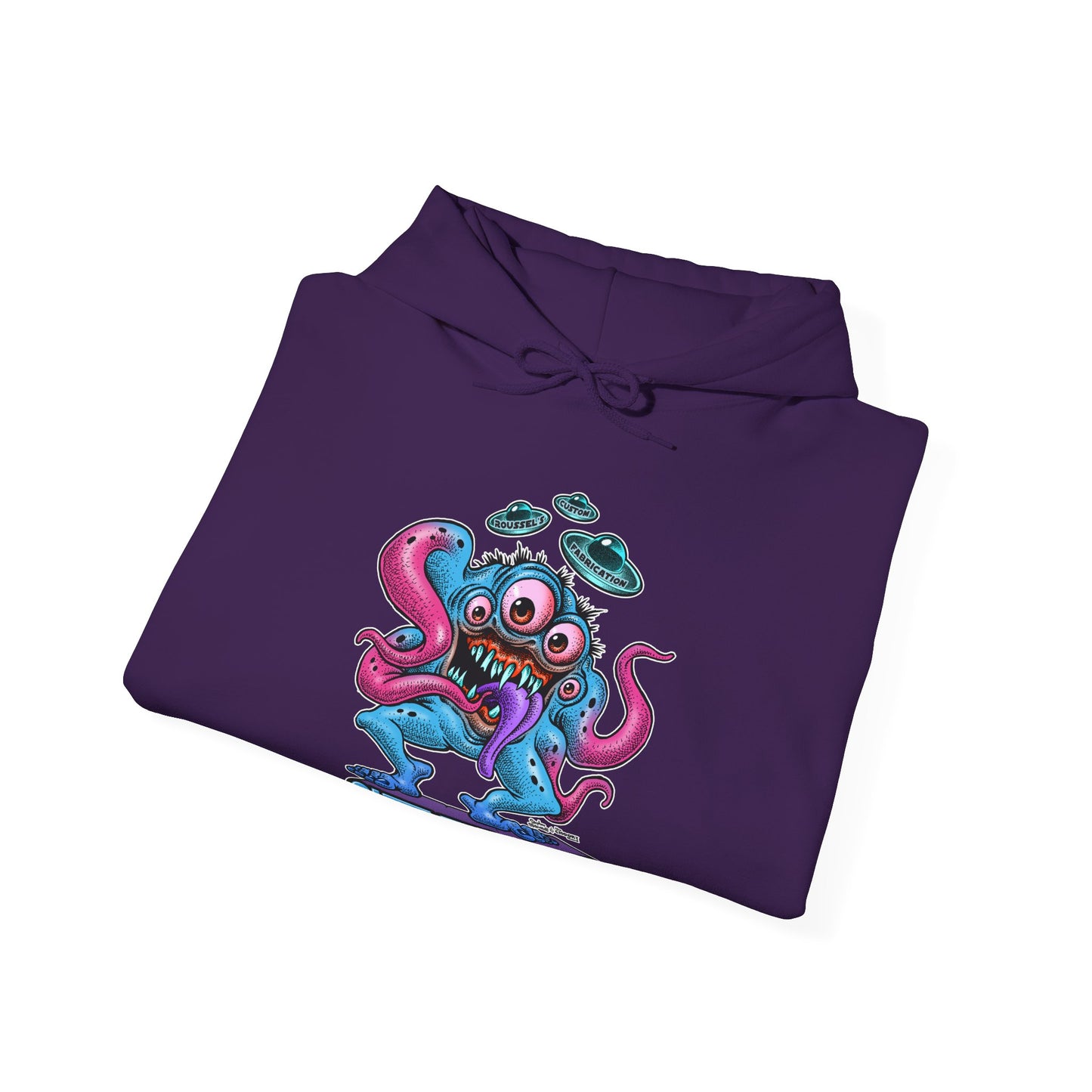 Monster Outta this World Design-Hooded Sweatshirt