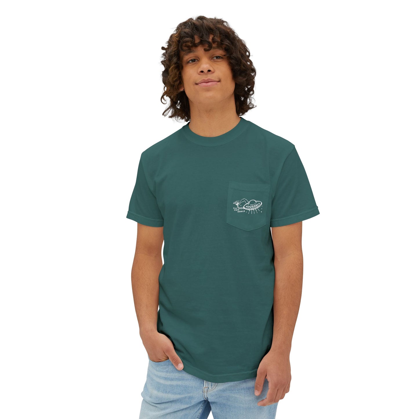 Lan Roussel Monster T-Shirt With Front Pocket 100% Cotton
