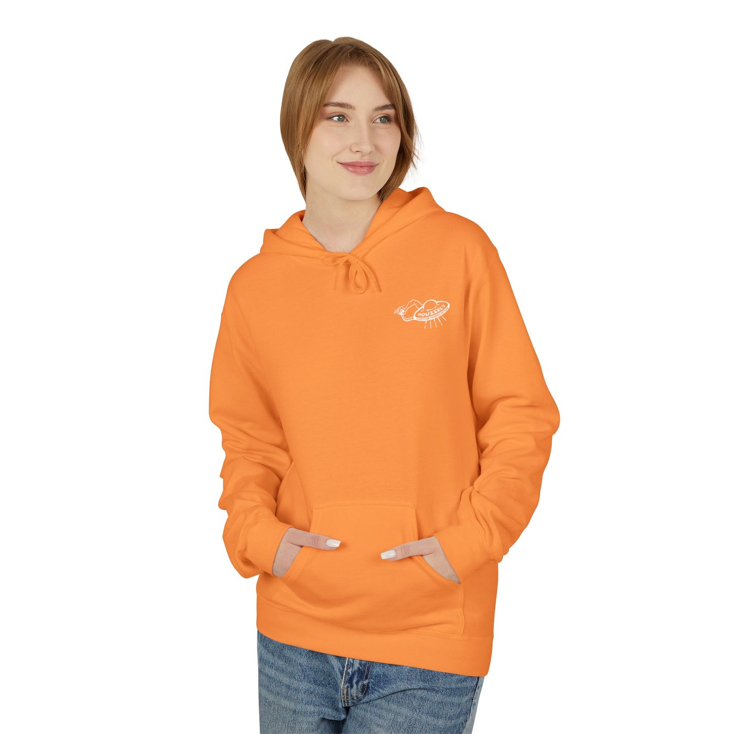 Fleece Hoodie - Lan Roussel Monster Design for Cozy Winter Days