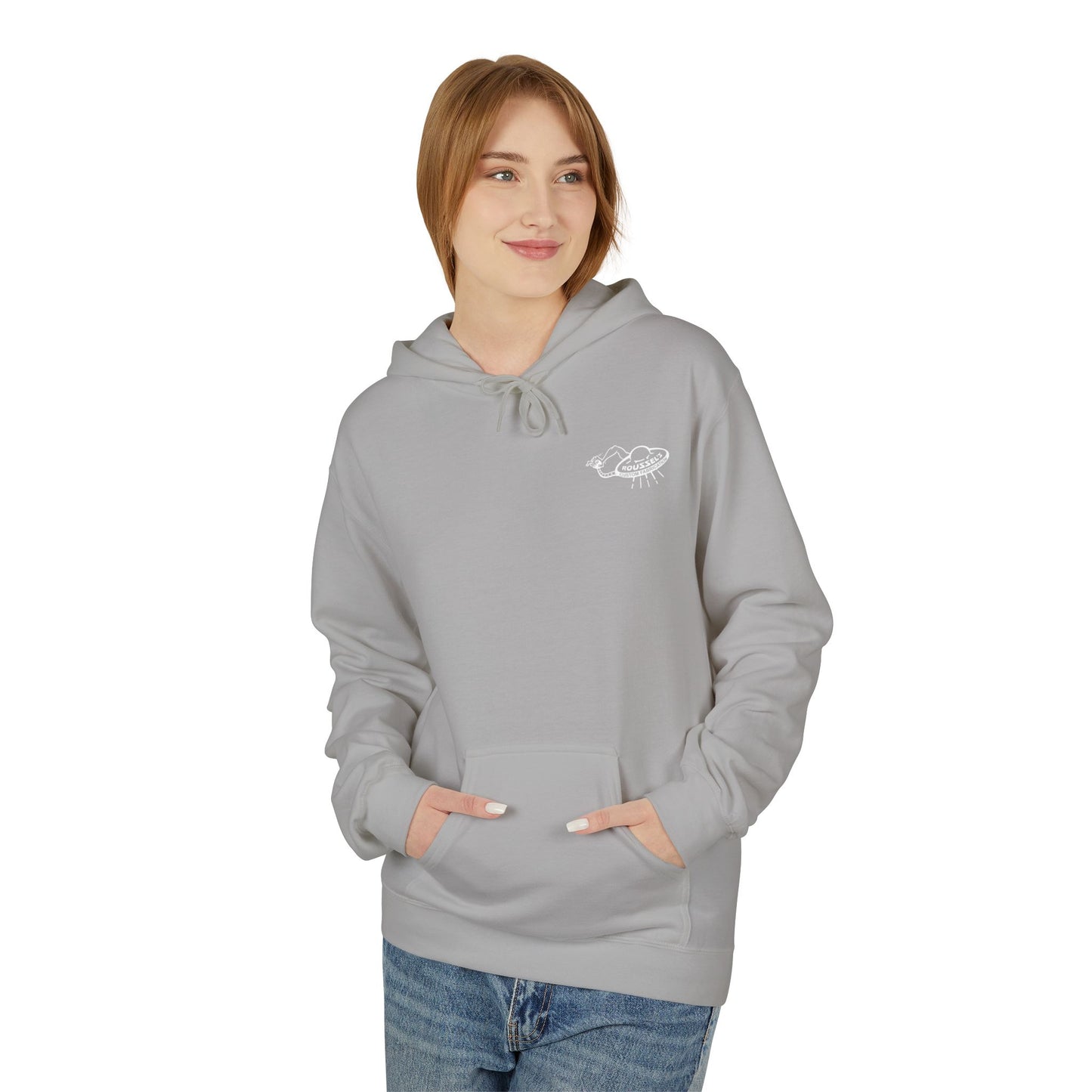 Fleece Hoodie - Lan Roussel Monster Design for Cozy Winter Days