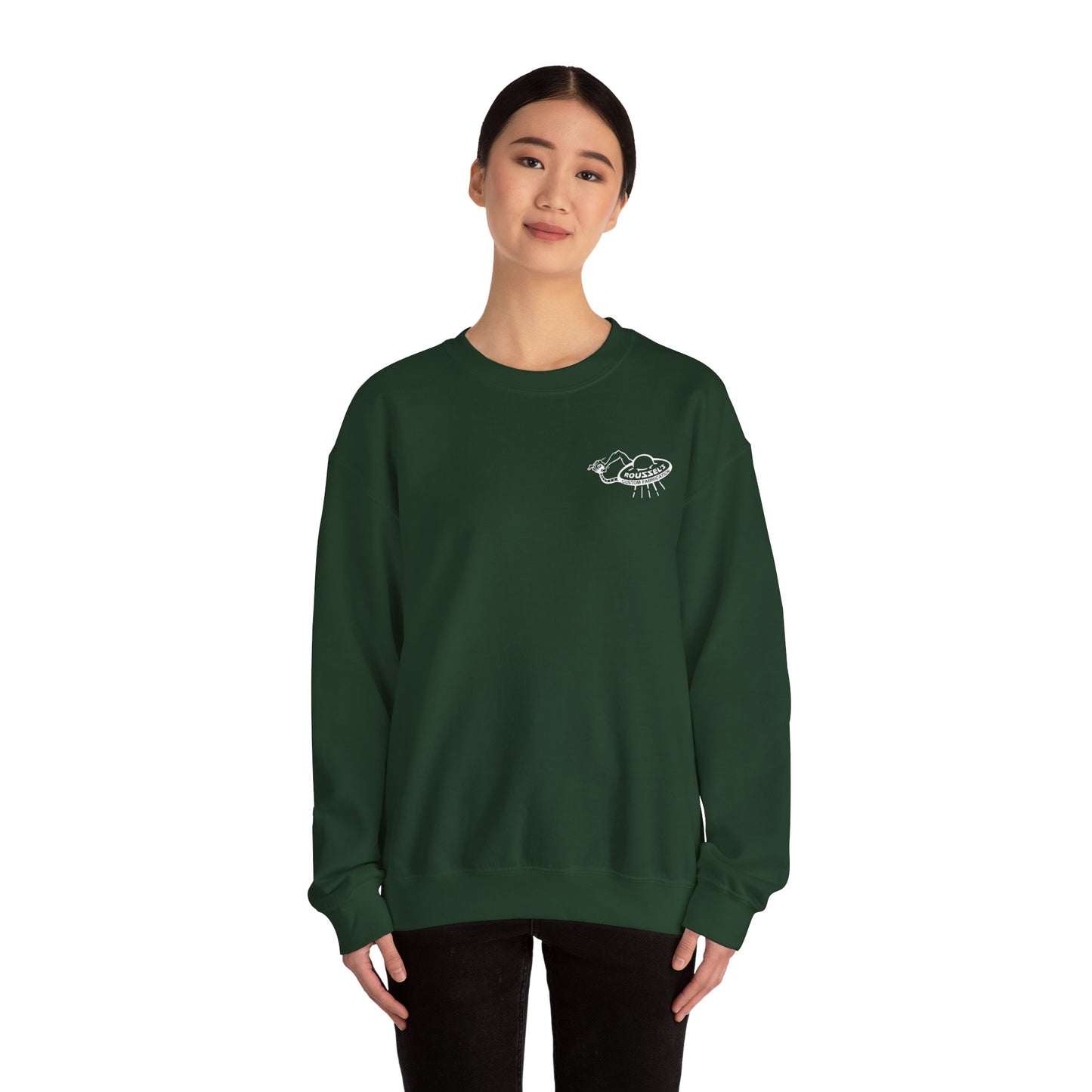 "Outta This World" UFO Logo Sweatshirt Crew Neck