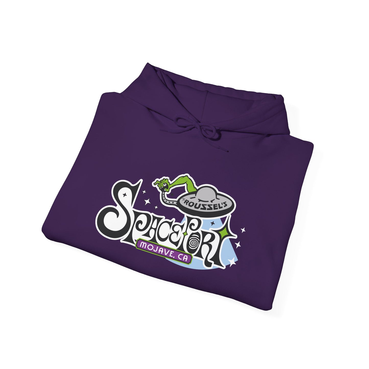 Spaceport Hoodie - Outta This World Warm Cozy Winter Unisex Sweatshirt