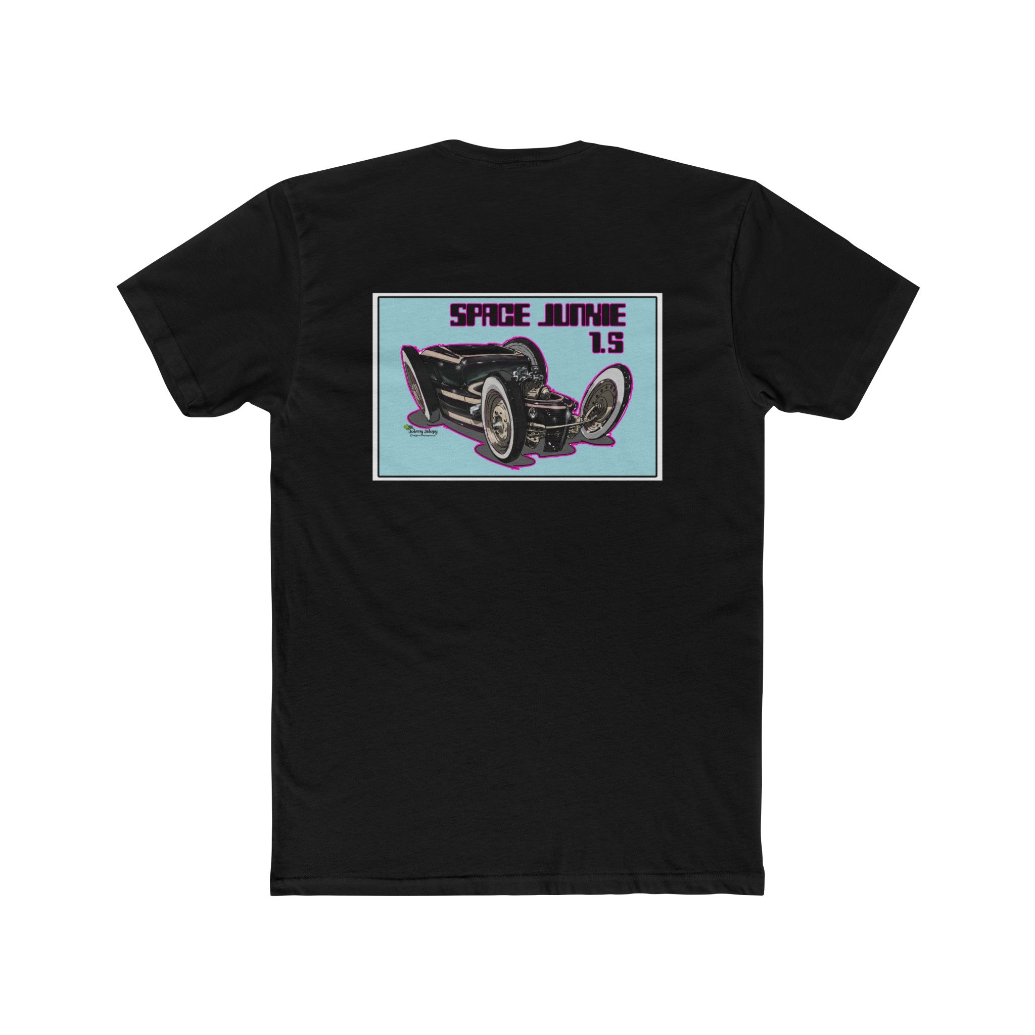 Space Junkie Men's Cotton Crew Tee. Art By Johnny Jalopy – Roussel's ...