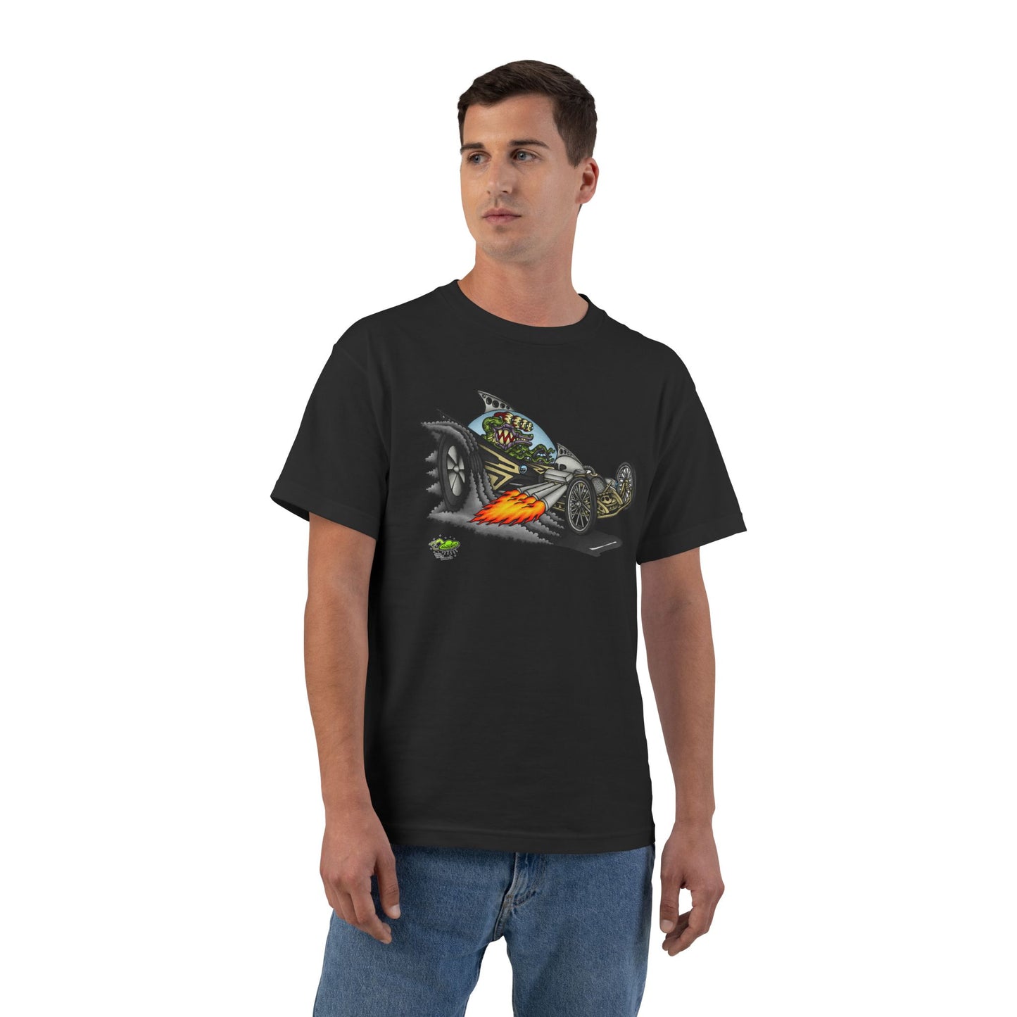 Space Junkie 2 Cartoon Alien T-Shirt Adult Unisex Tall