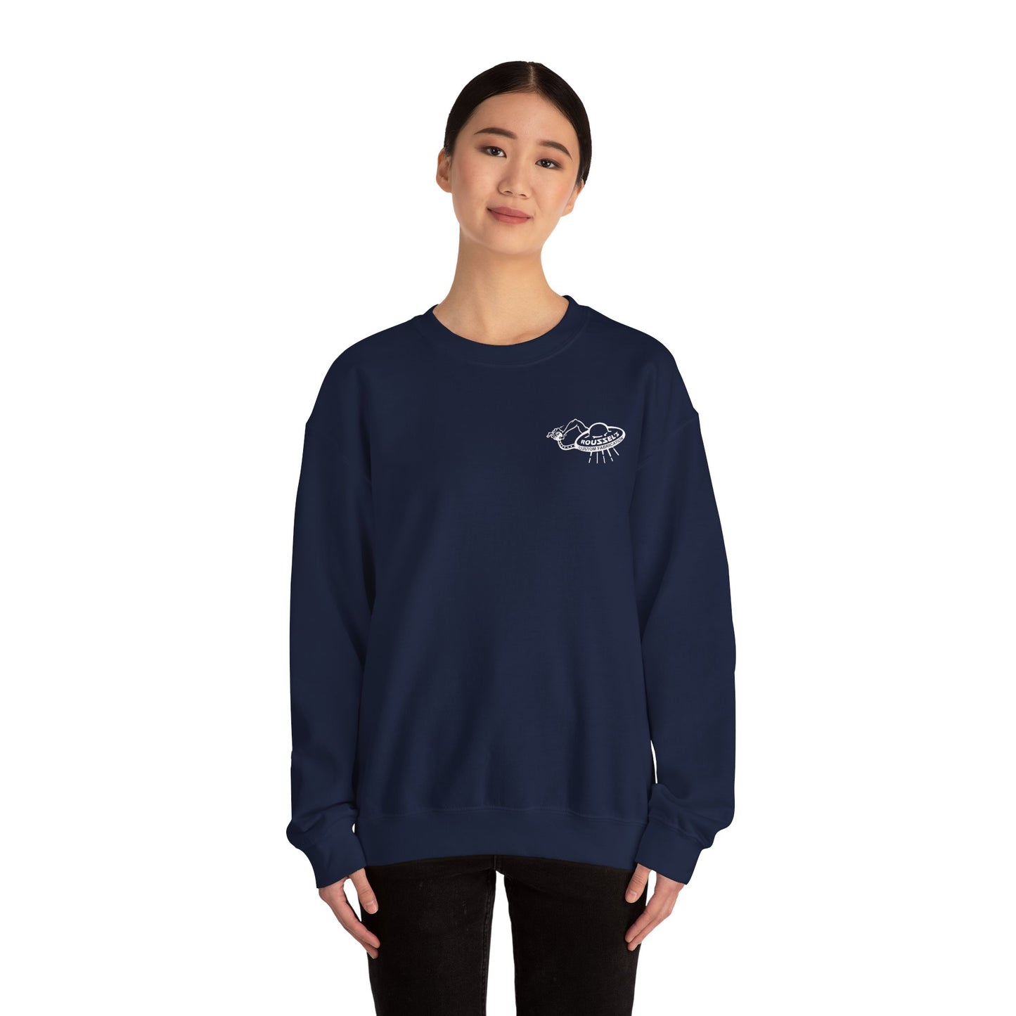 "Outta This World" UFO Logo Sweatshirt Crew Neck