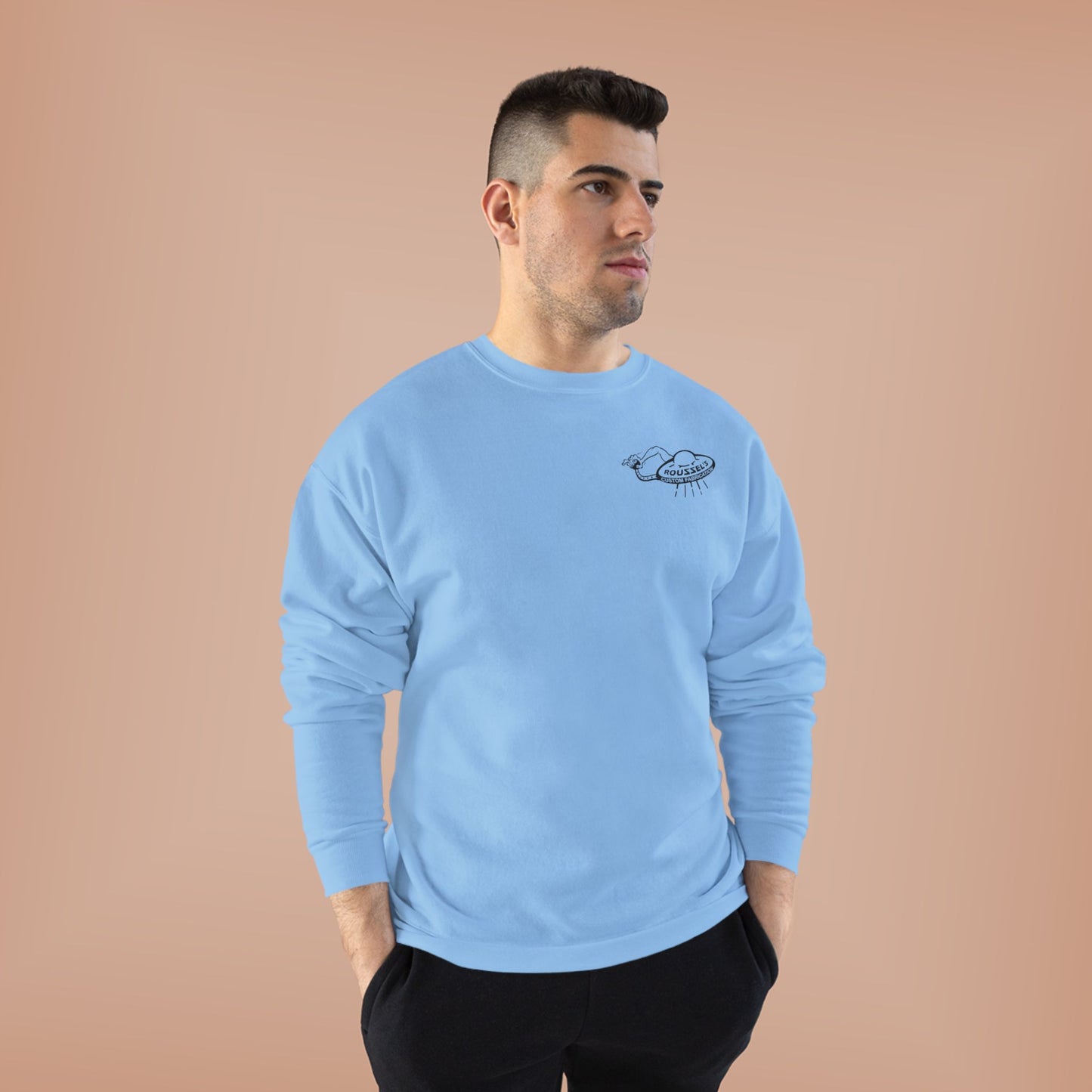 Roussel's Outta This World UFO Crewneck Sweatshirt — Retro Roomy Women's Fit