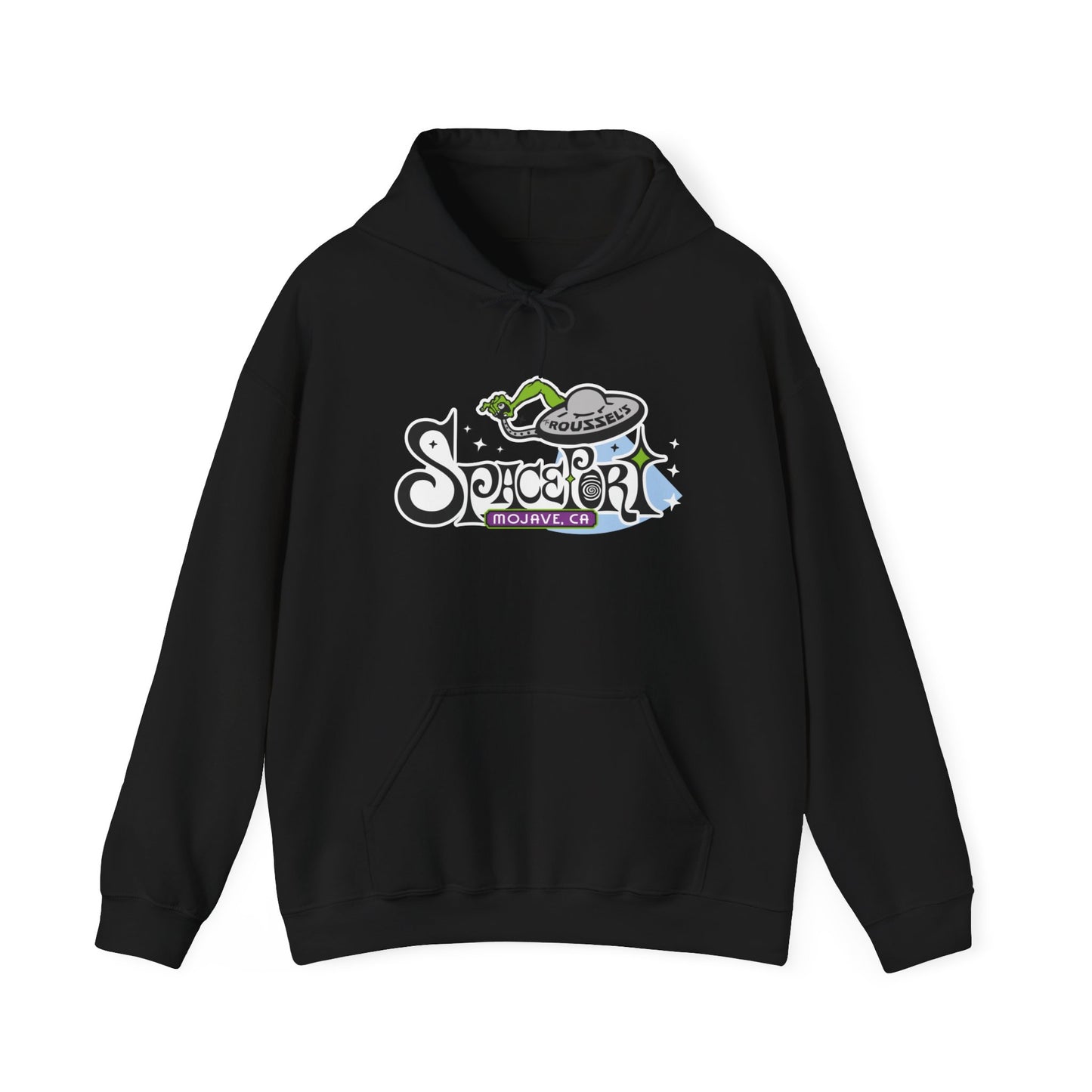 Spaceport Hoodie - Outta This World Warm Cozy Winter Unisex Sweatshirt