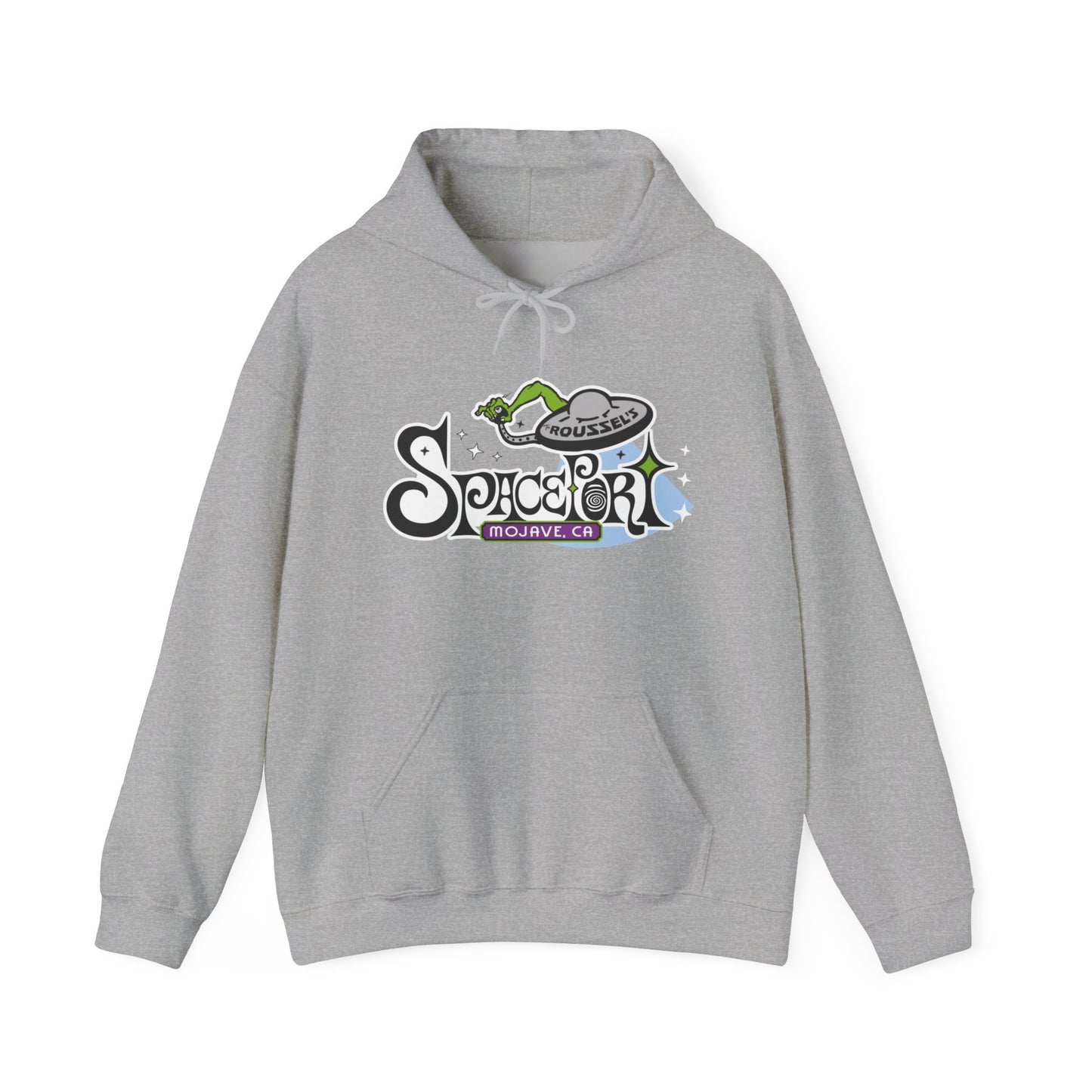 Spaceport Hoodie - Outta This World Warm Cozy Winter Unisex Sweatshirt