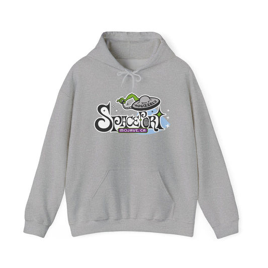 Spaceport Hoodie - Outta This World Warm Cozy Winter Unisex Sweatshirt