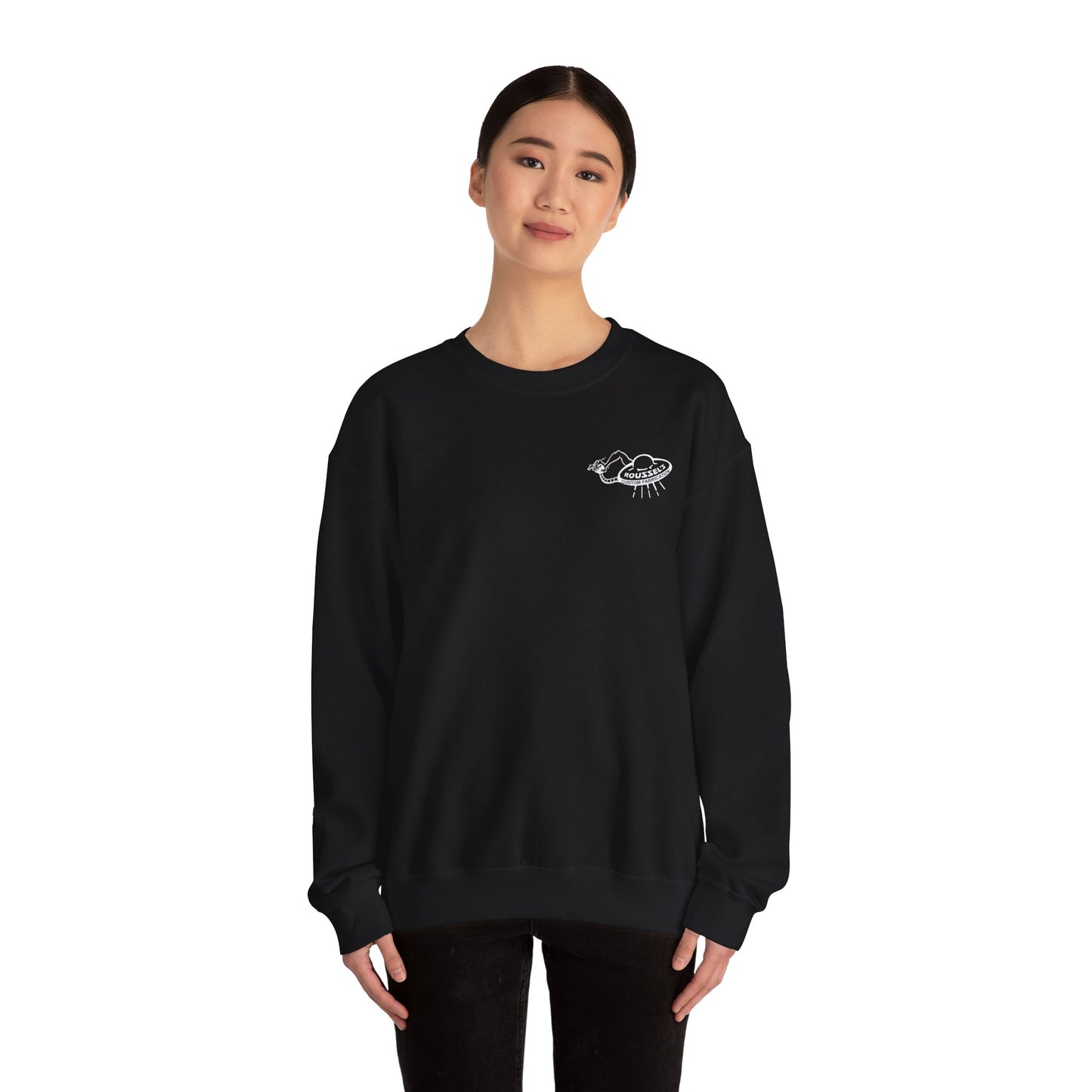 "Outta This World" UFO Logo Sweatshirt Crew Neck
