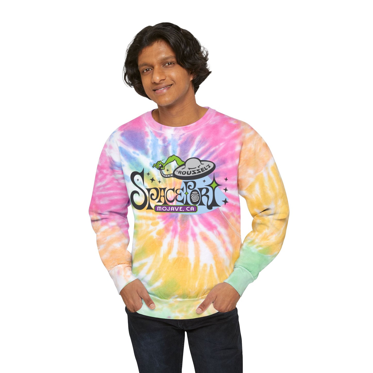 Spaceport Tye-Dye Sweat Shirt