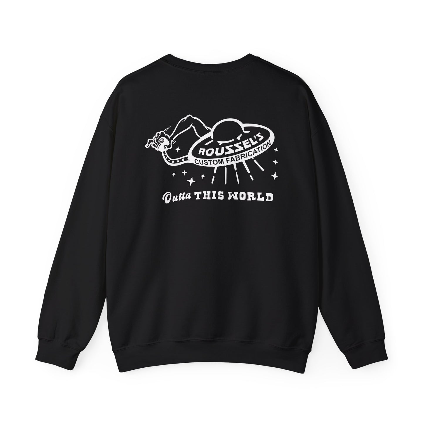 "Outta This World" UFO Logo Sweatshirt Crew Neck
