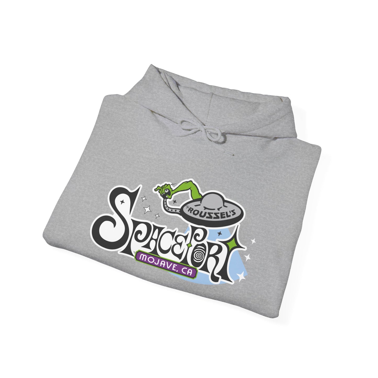 Spaceport Hoodie - Outta This World Warm Cozy Winter Unisex Sweatshirt