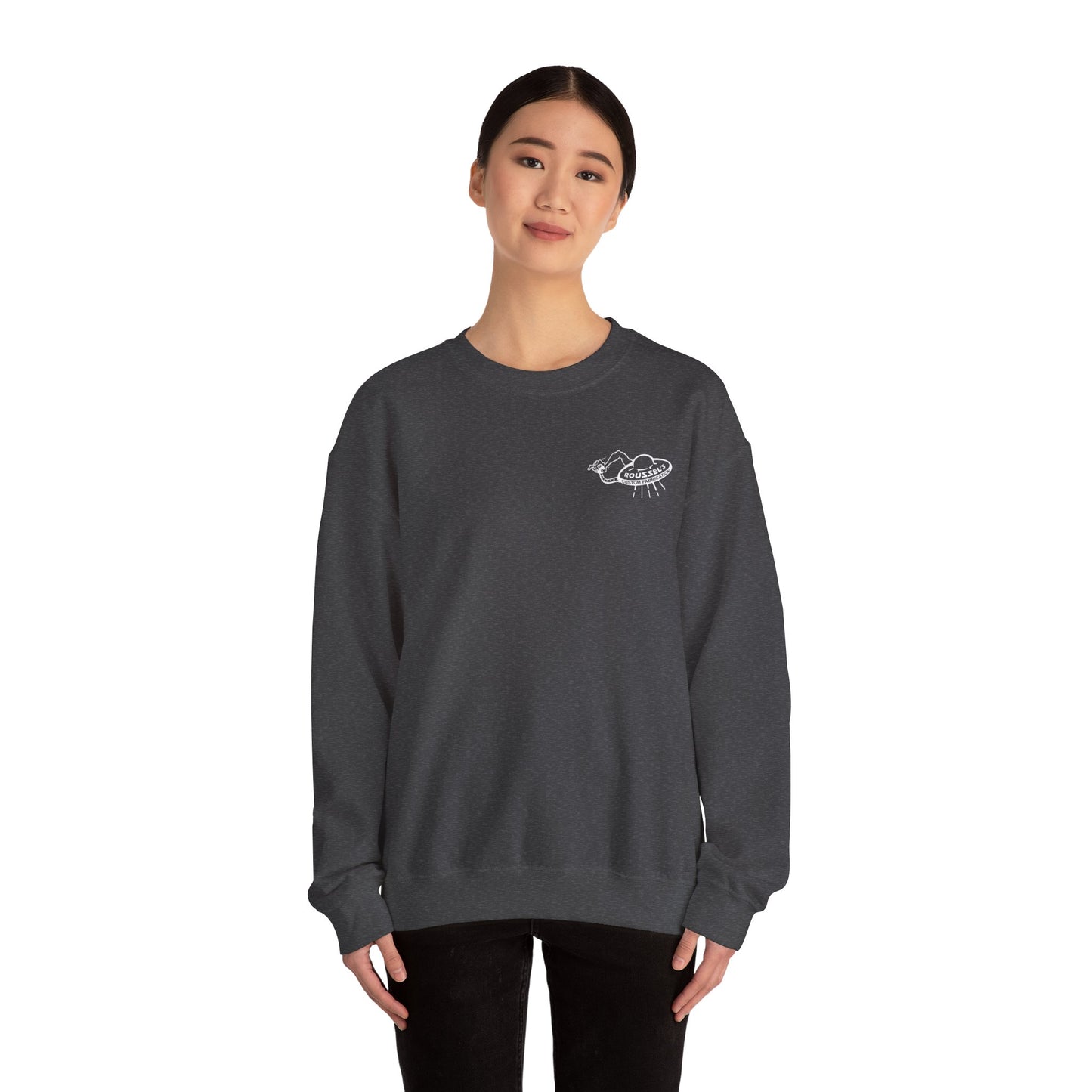 "Outta This World" UFO Logo Sweatshirt Crew Neck