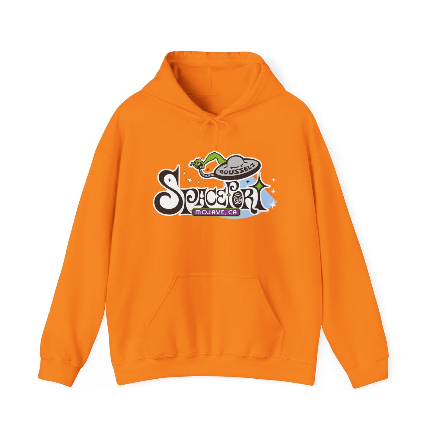 Spaceport Hoodie - Outta This World Warm Cozy Winter Unisex Sweatshirt