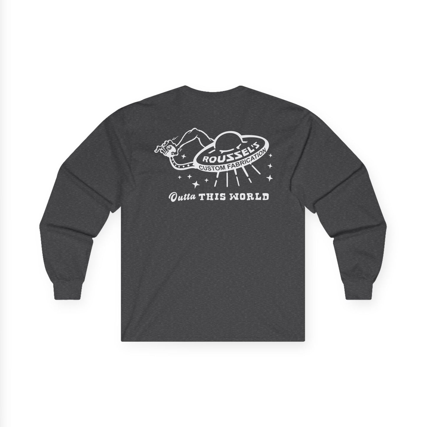 Hotrod UFO Long Sleeve Tee — Outta This World Shop Work Shirt